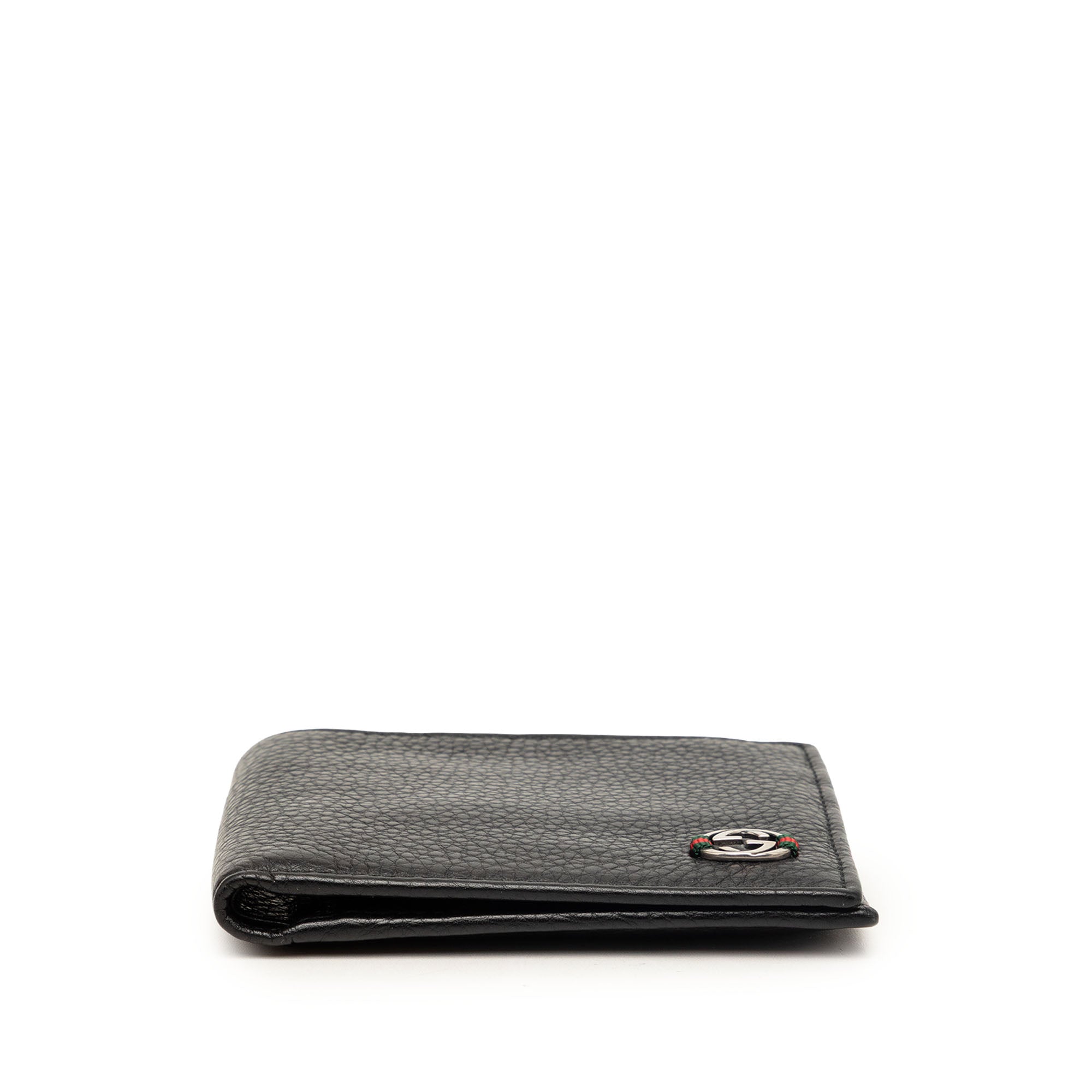 Calfskin Web Interlocking G Bifold Wallet - Image 3