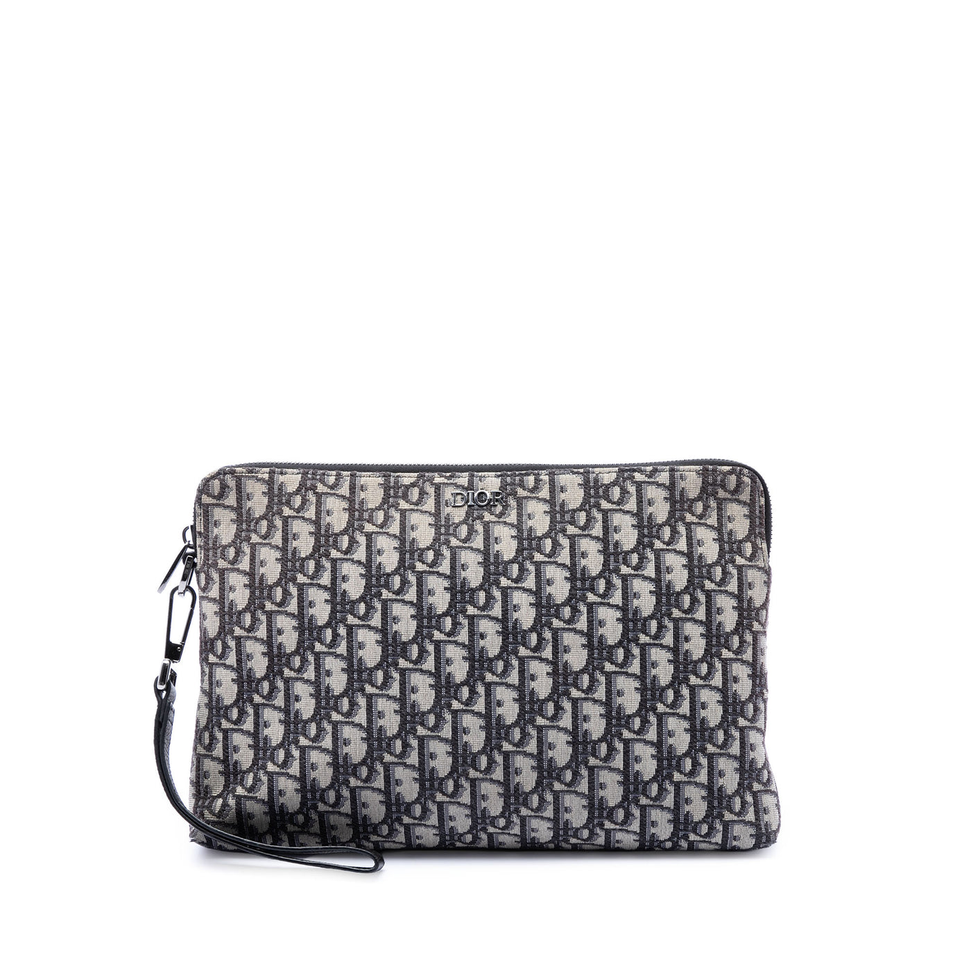 Oblique Canvas A4 Zipped Pouch - Image 1