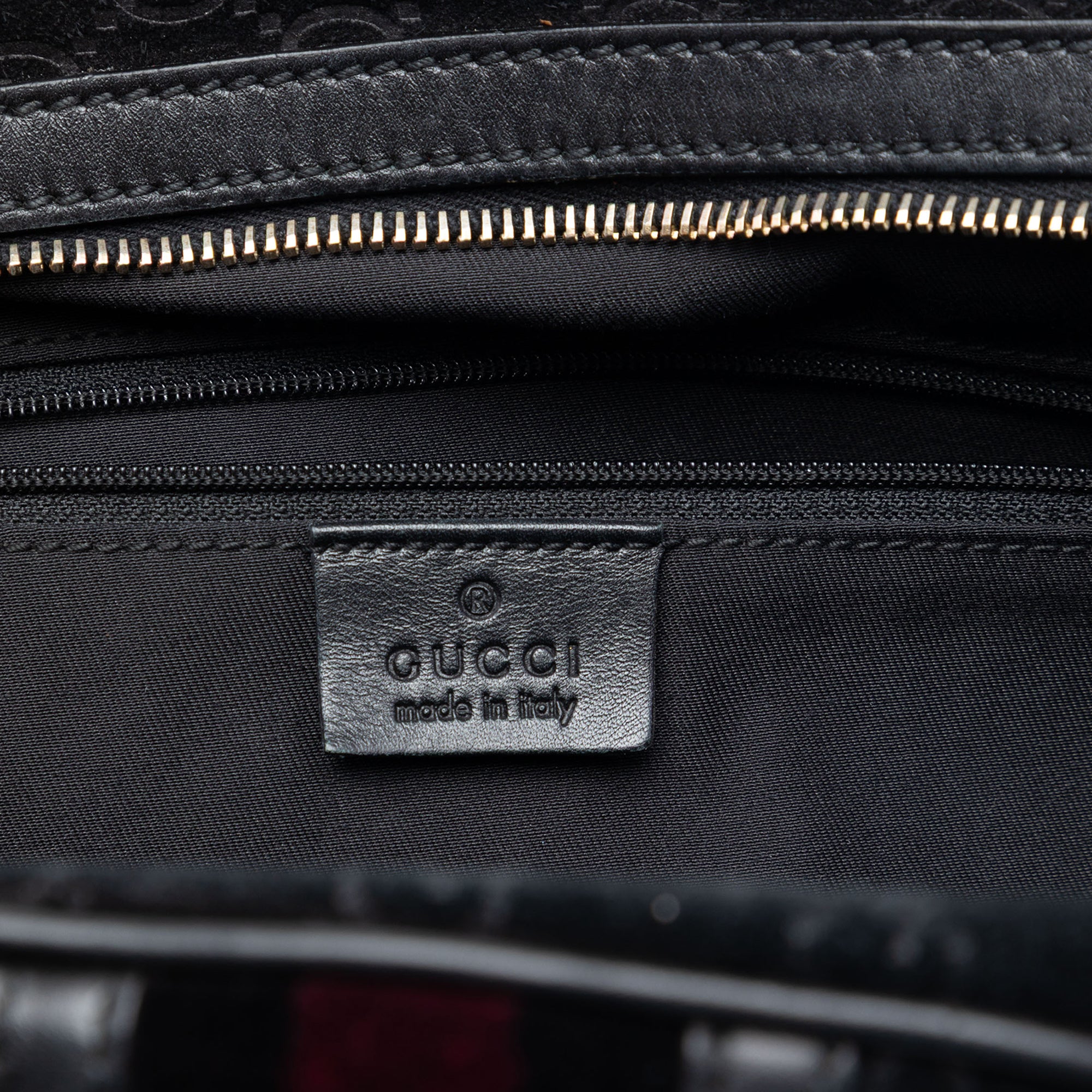 GG Suede Web Dome Handbag - Image 5