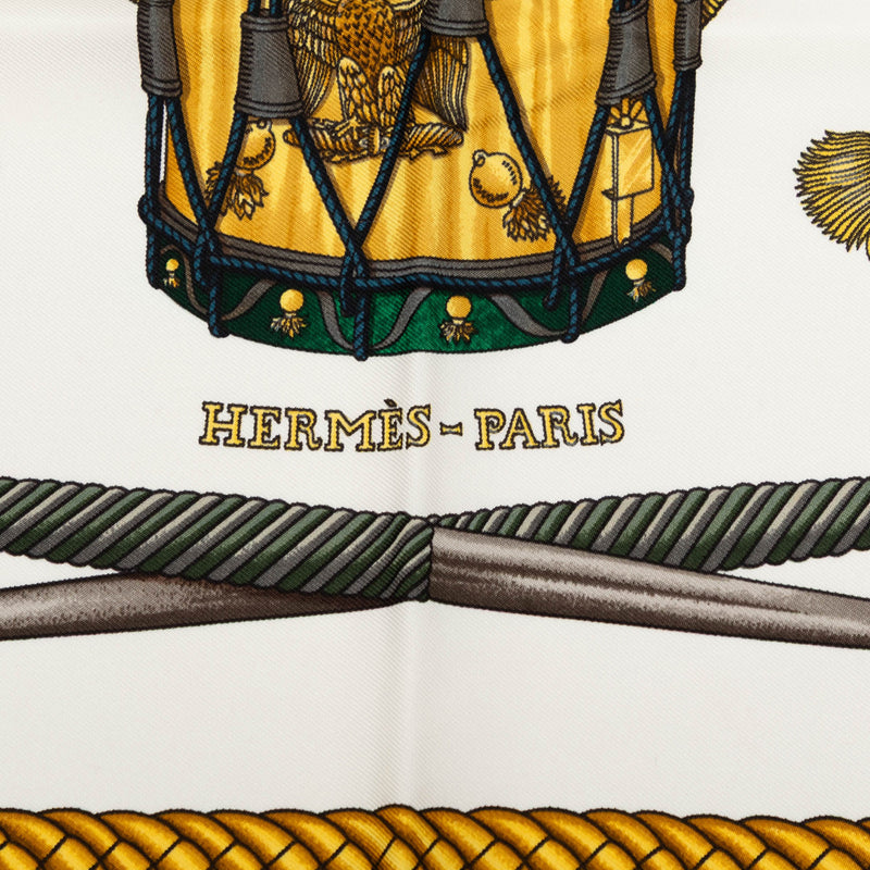 Les Tambours Silk Scarf 90 - Image 3