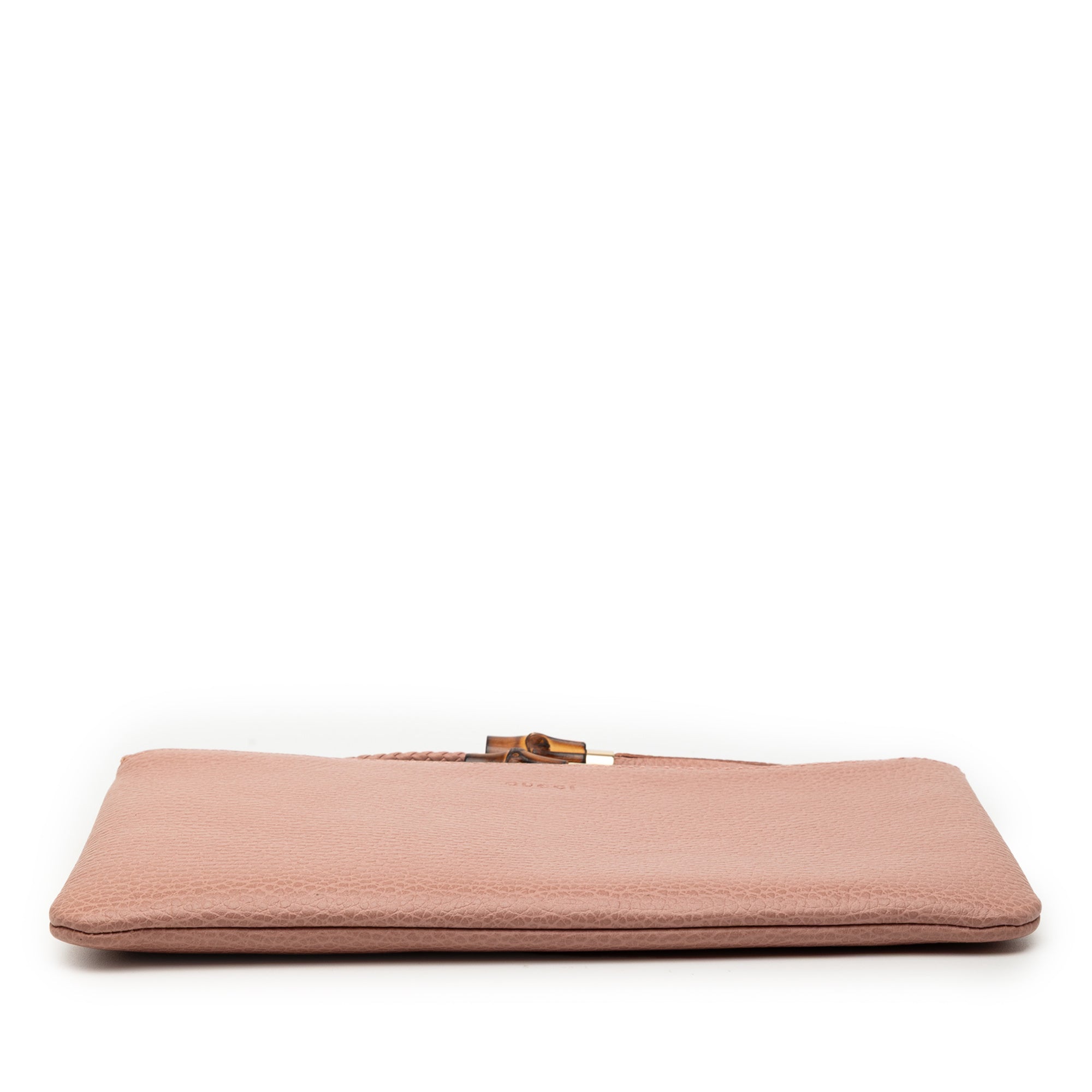Calfskin Bamboo Clutch - Image 3