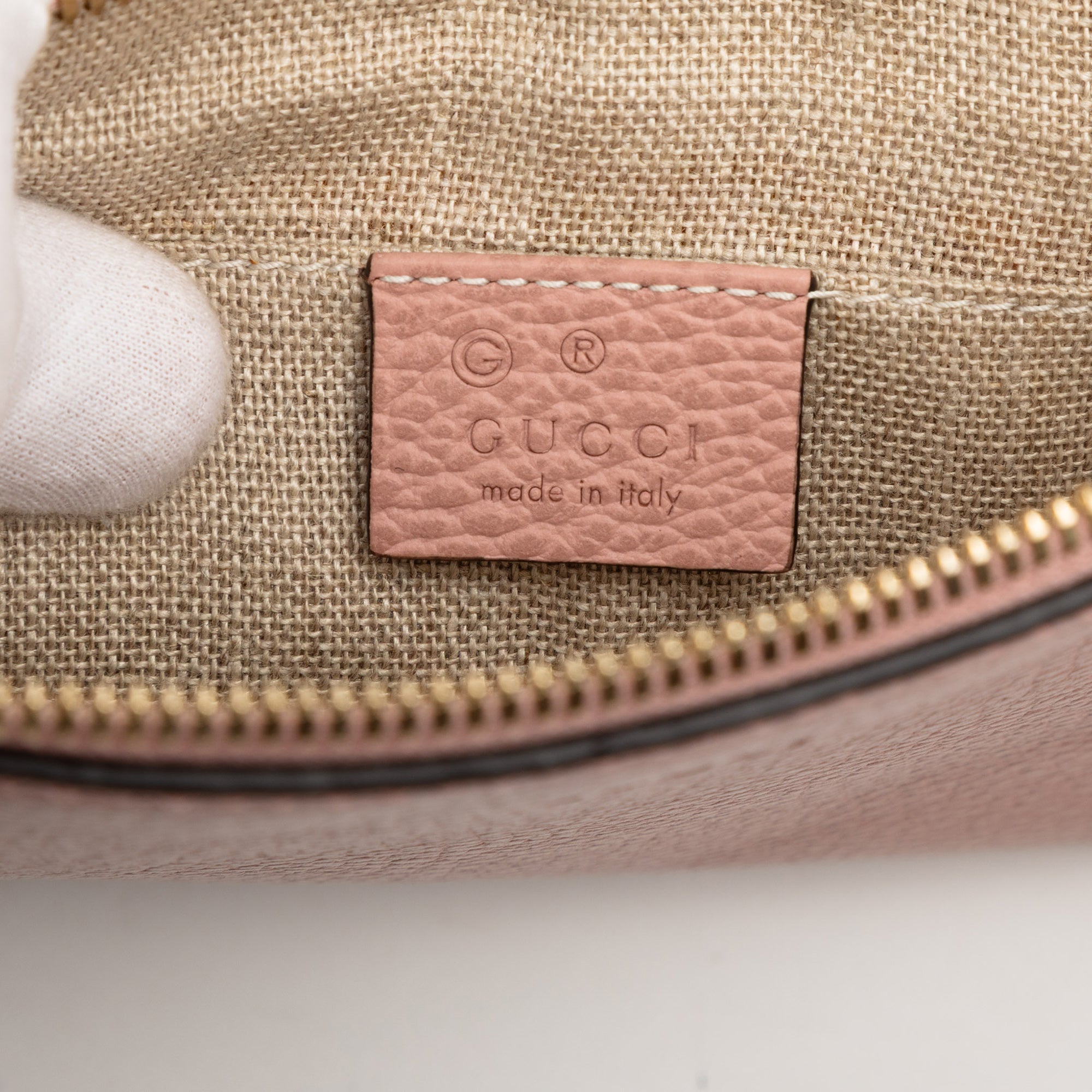 Calfskin Bamboo Clutch - Image 5