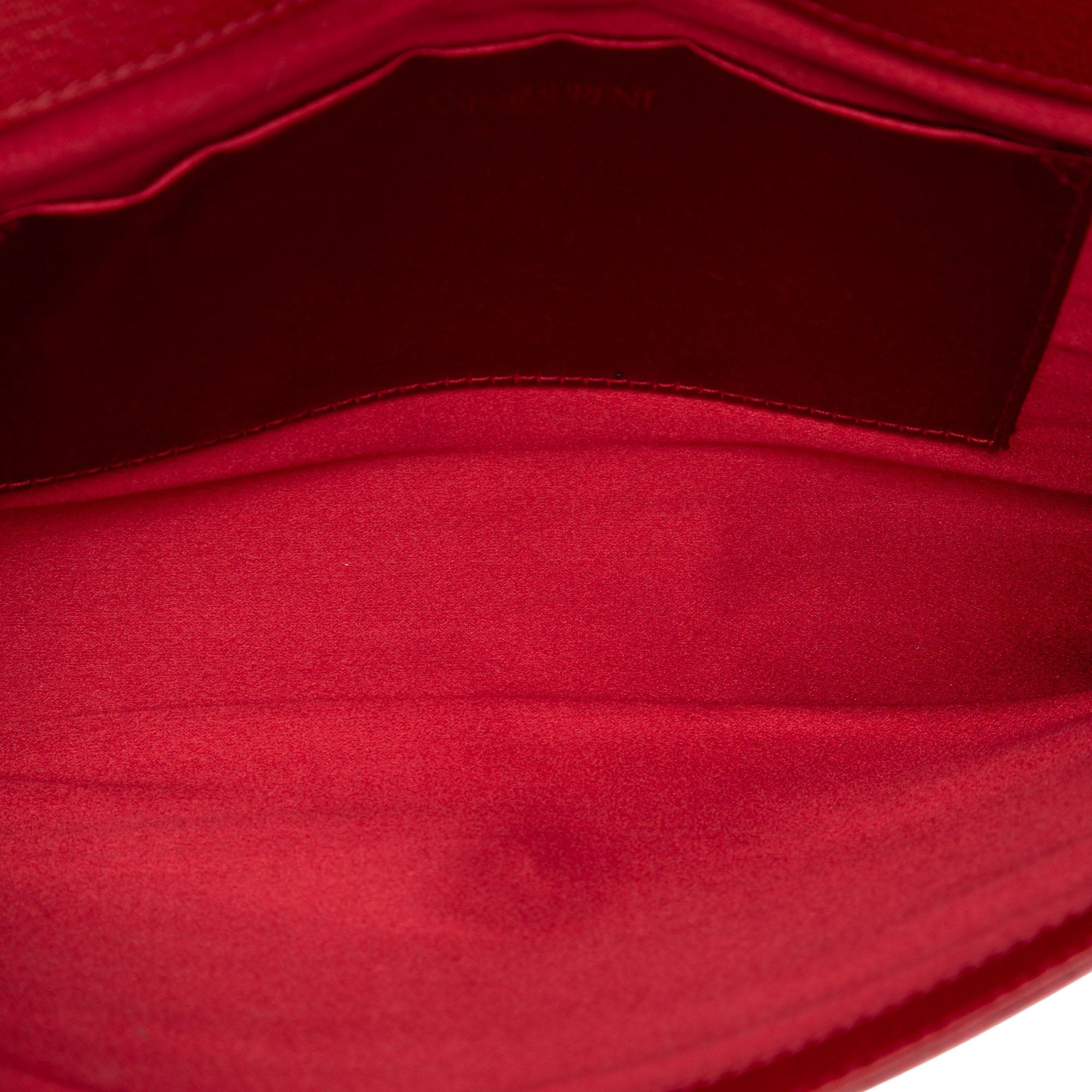Textured Leather Chyc Ligne Clutch - Image 4