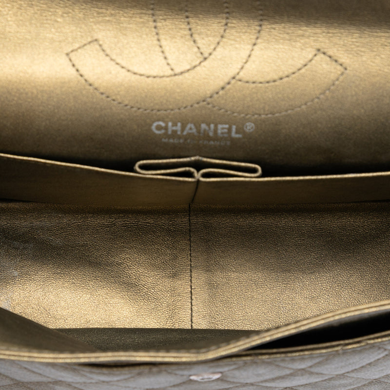 Quilted Metallic Aged Calfskin Reissue 2.55 Double Flap 226 - Image 4
