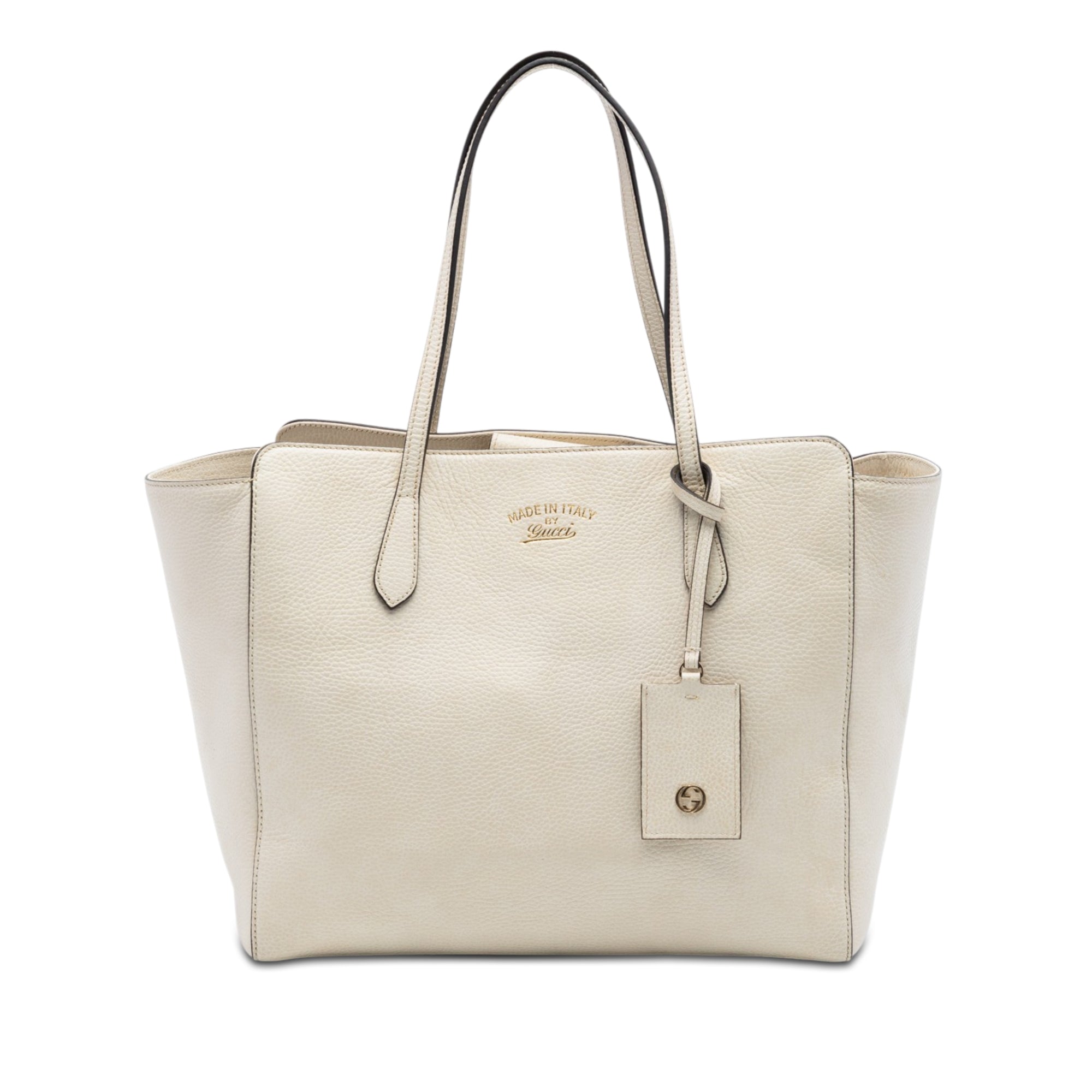 Medium Leather Swing Tote - Image 1