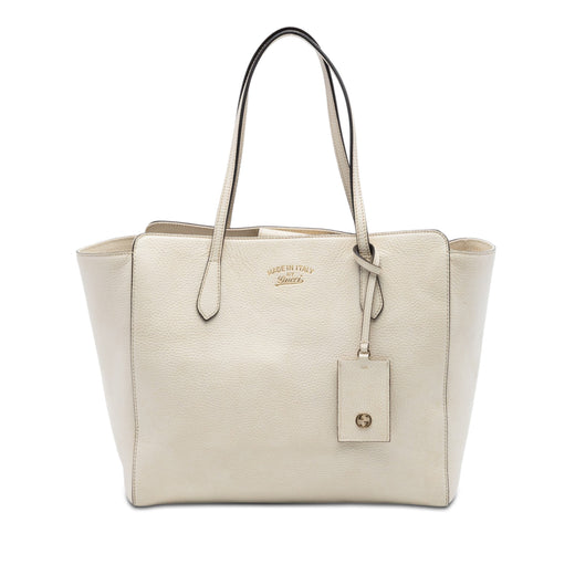 Medium Leather Swing Tote - Image 1