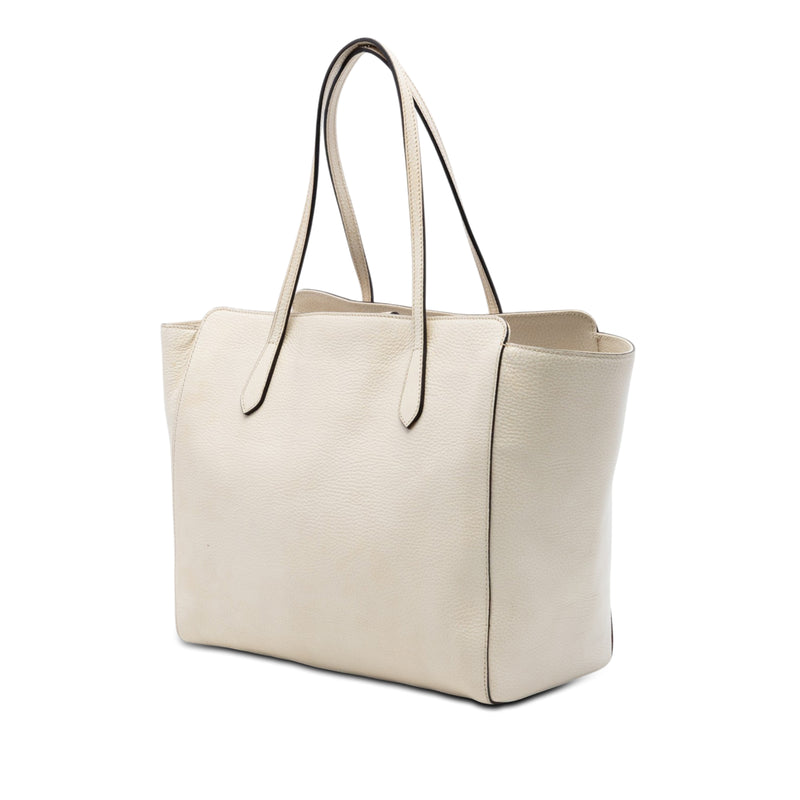 Medium Leather Swing Tote - Image 2