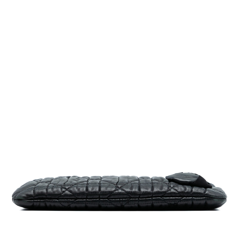 Calfskin Cannage Rose Clutch - Image 3