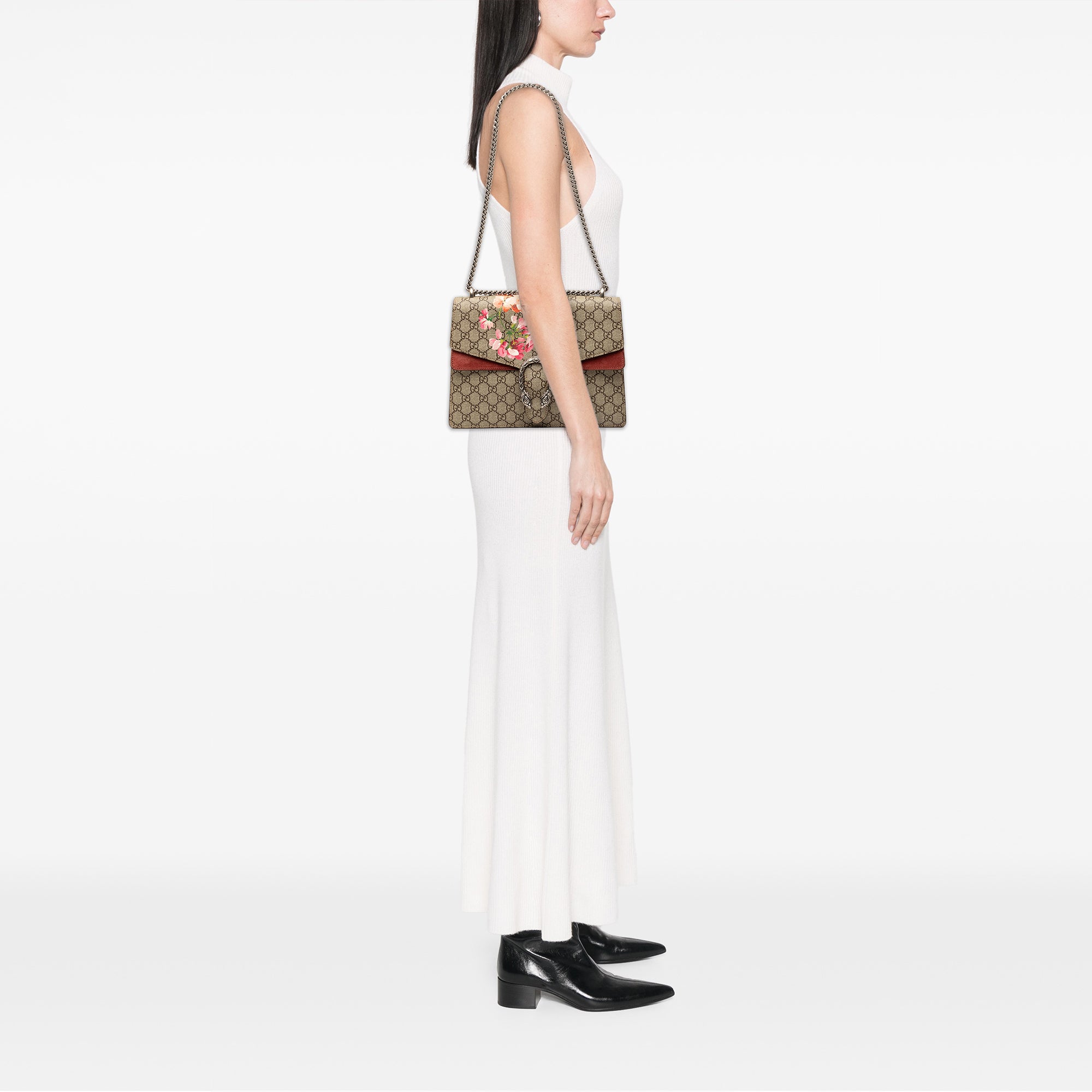 Medium GG Supreme Blooms Dionysus Shoulder Bag - Image 7