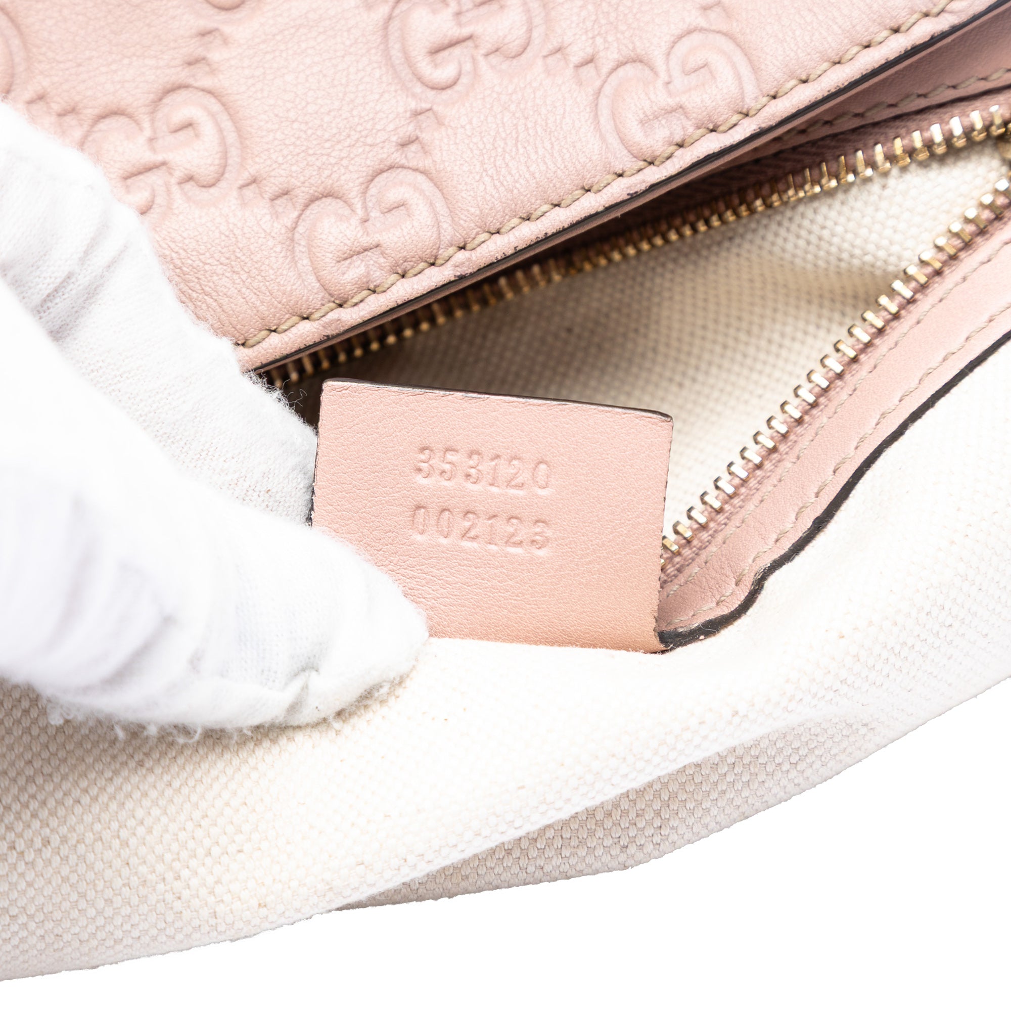 Medium Guccissima Bree Fold Over Tote - Image 6