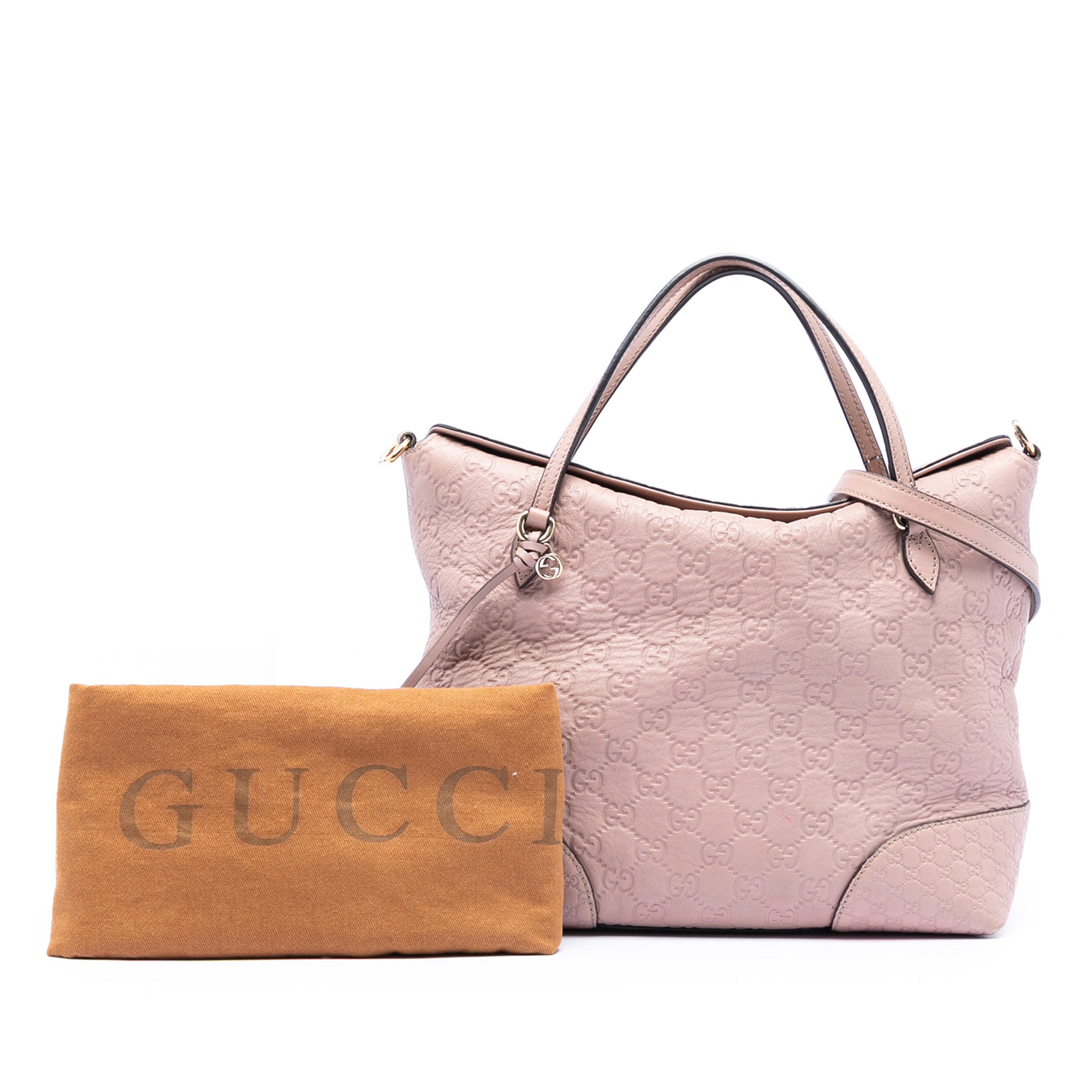 Medium Guccissima Bree Fold Over Tote - Image 8