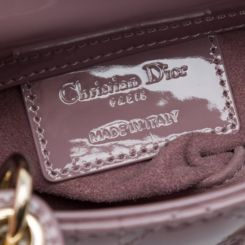 Micro Patent Cannage Lady Dior - Image 5