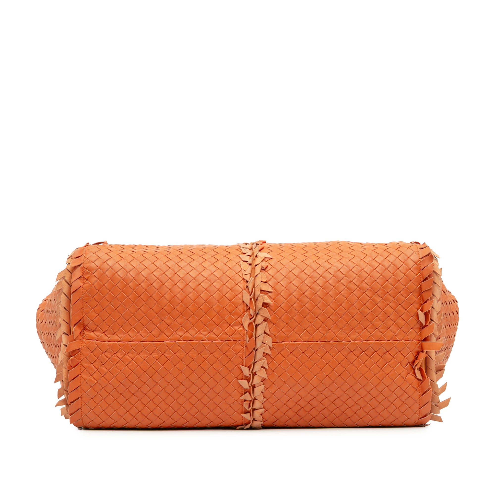 Large Nappa Intrecciato Franges Hobo - Image 3