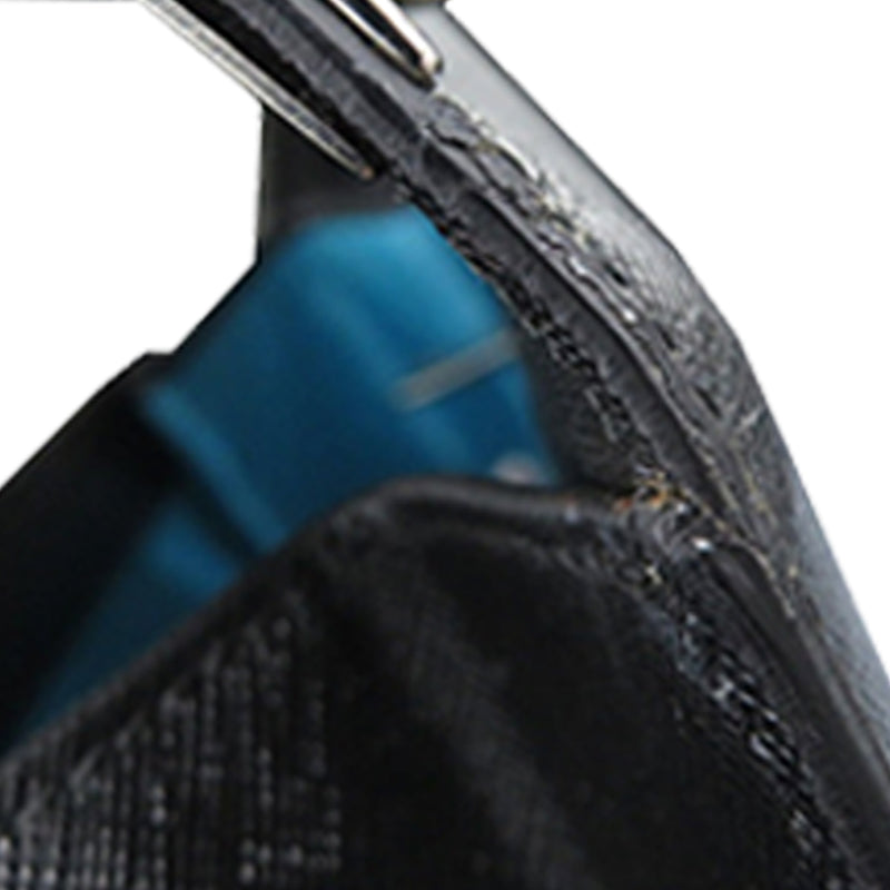 Leather Double Gancini Top Handle Bag - Image 19