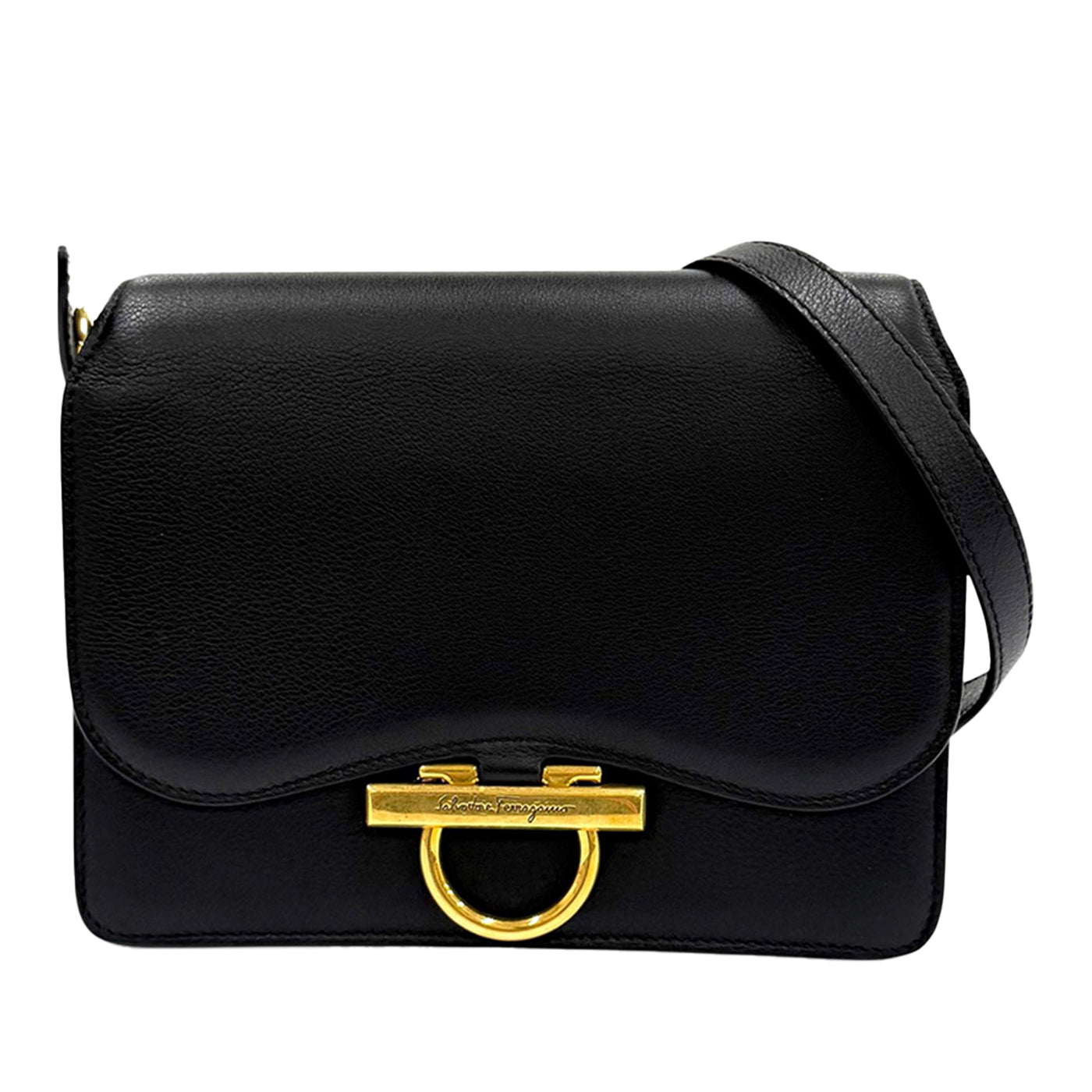 Leather Gancini Joanne Crossbody - Image 1