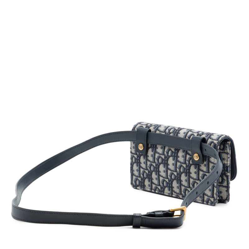 Oblique Canvas Saddle Belt Bag - Image 2