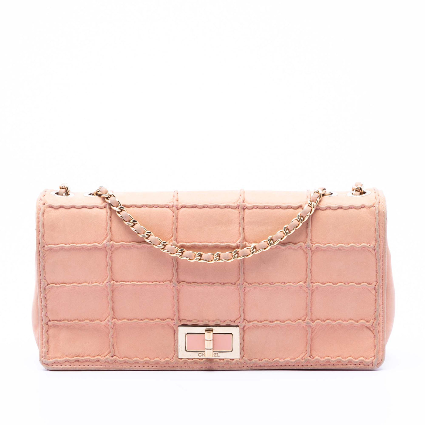 Small Stitched Iridescent Lambskin Reissue 2.55 Single Flap - Image 1