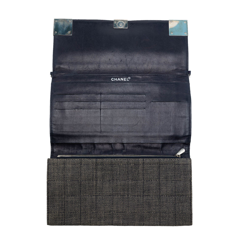 CC Choco Bar Denim Chain Flap - Image 4