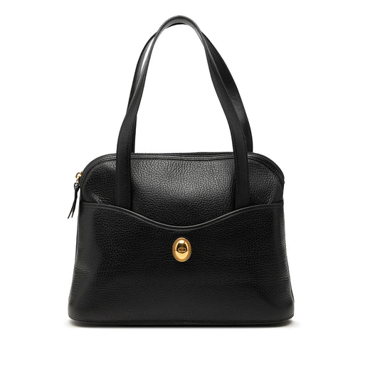 Leather CD Logo Handbag - Image 1