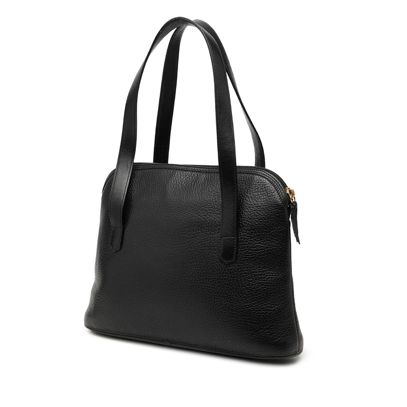 Leather CD Logo Handbag - Image 2