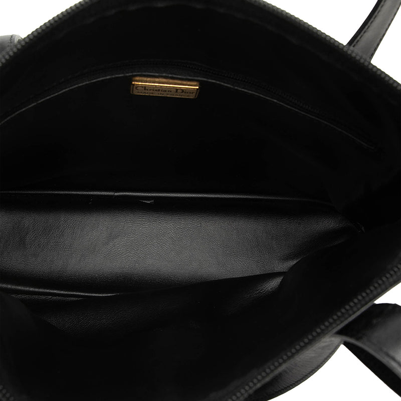 Leather CD Logo Handbag - Image 4