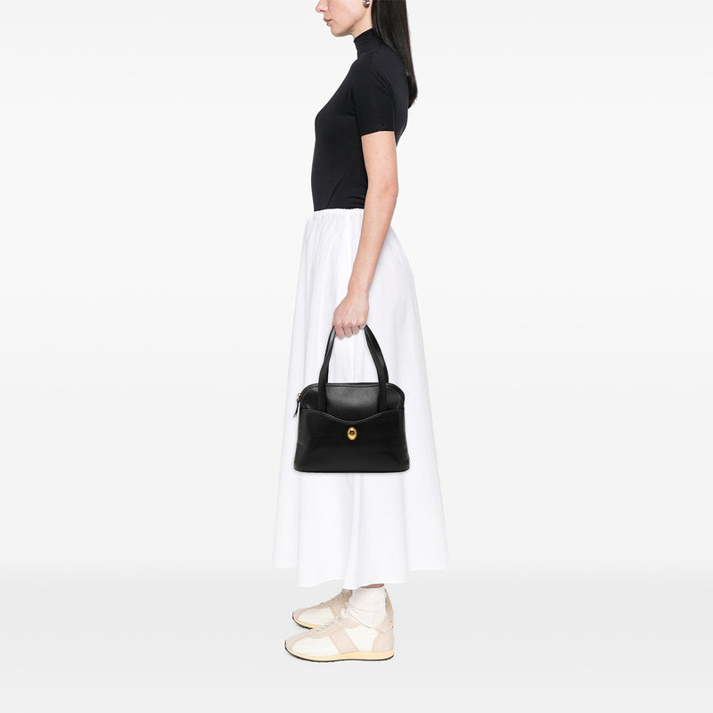 Leather CD Logo Handbag - Image 6