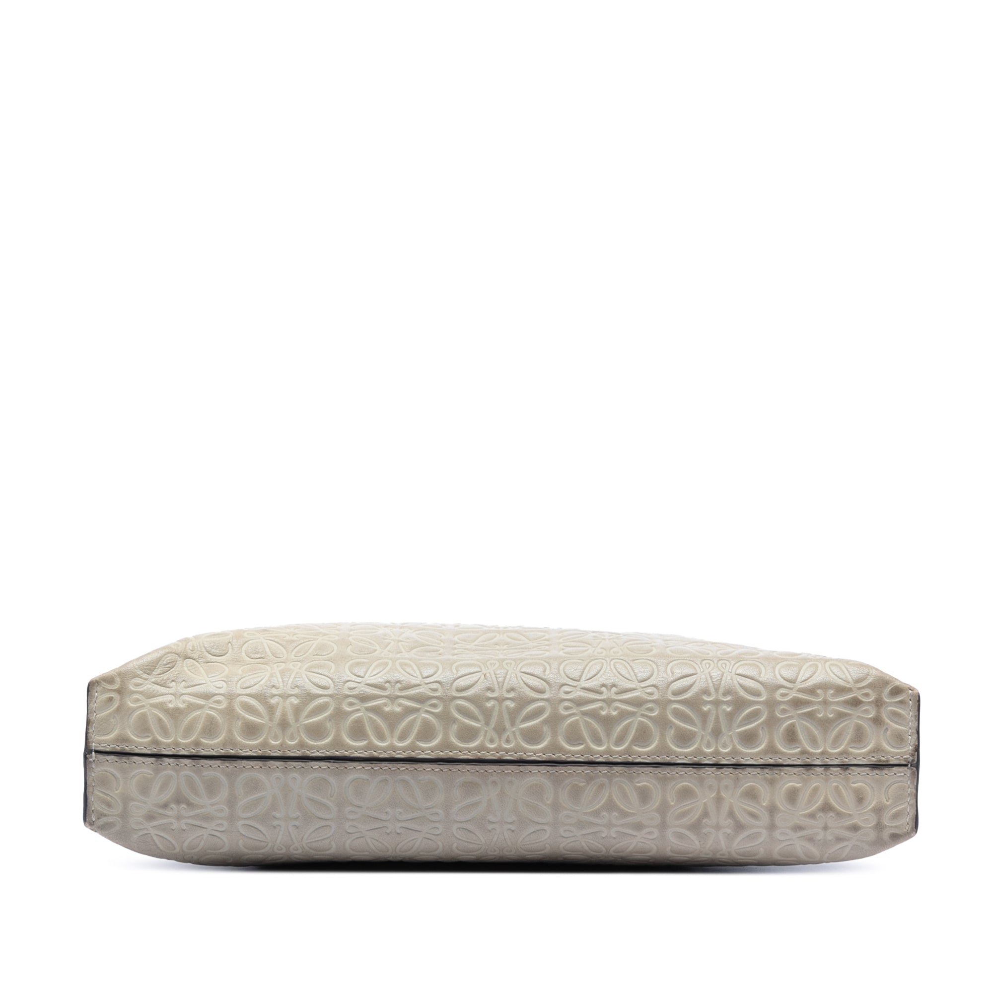 Embossed Calfskin Anagram Repeat T Clutch - Image 3