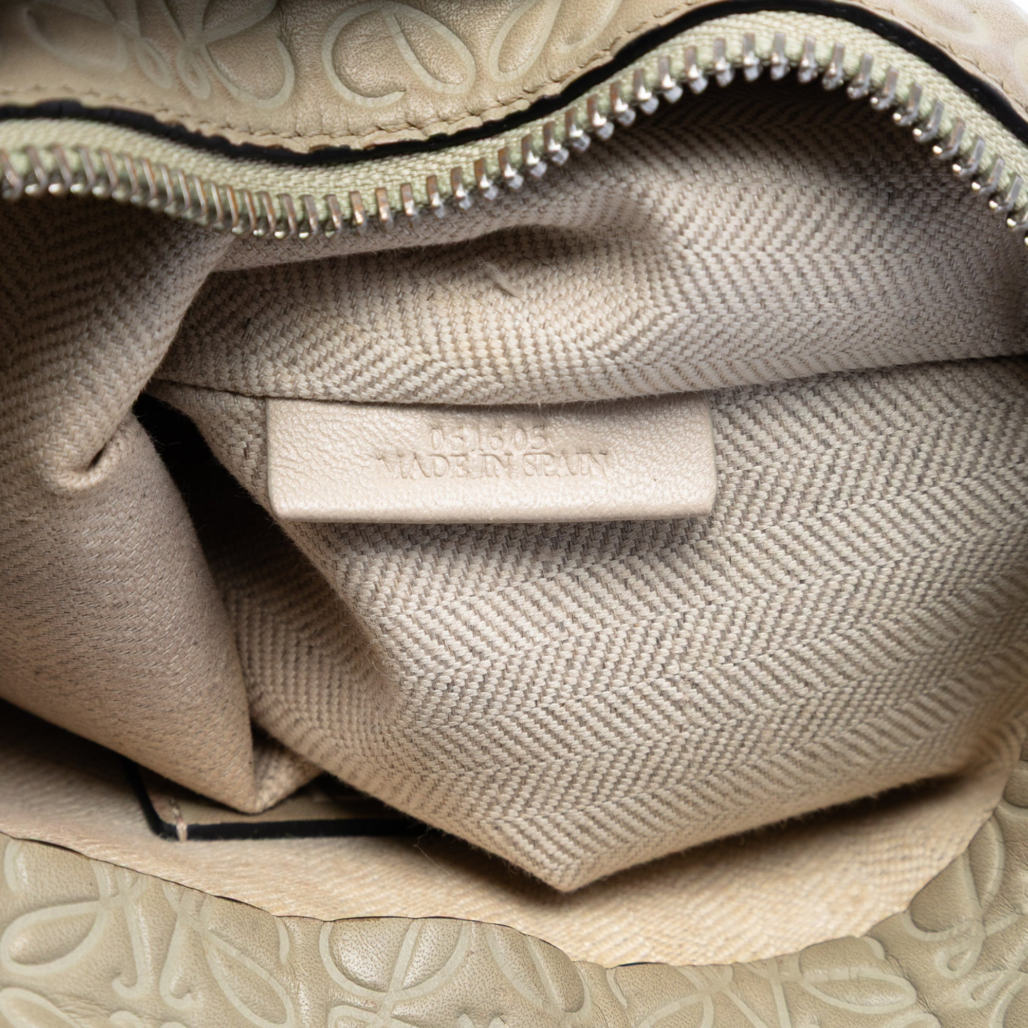 Embossed Calfskin Anagram Repeat T Clutch - Image 6