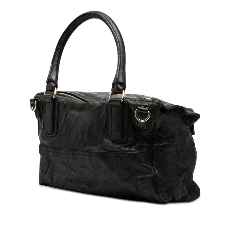 Medium Leather Pandora Satchel - Image 2