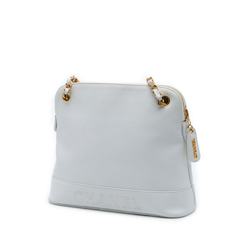 Caviar Logo Chain Shoulder Bag - Image 2