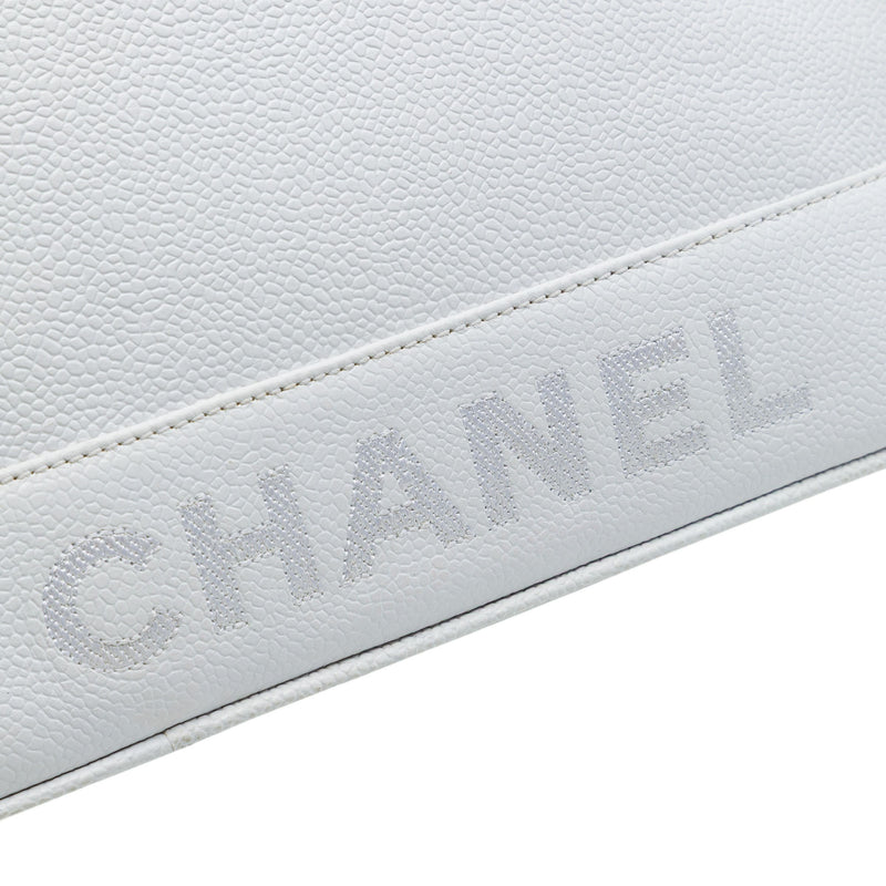 Caviar Logo Chain Shoulder Bag - Image 5