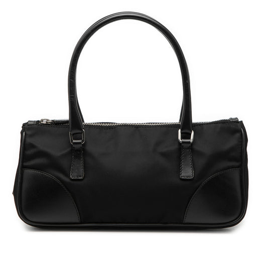 Vitello Trimmed Tessuto Handbag - Image 1