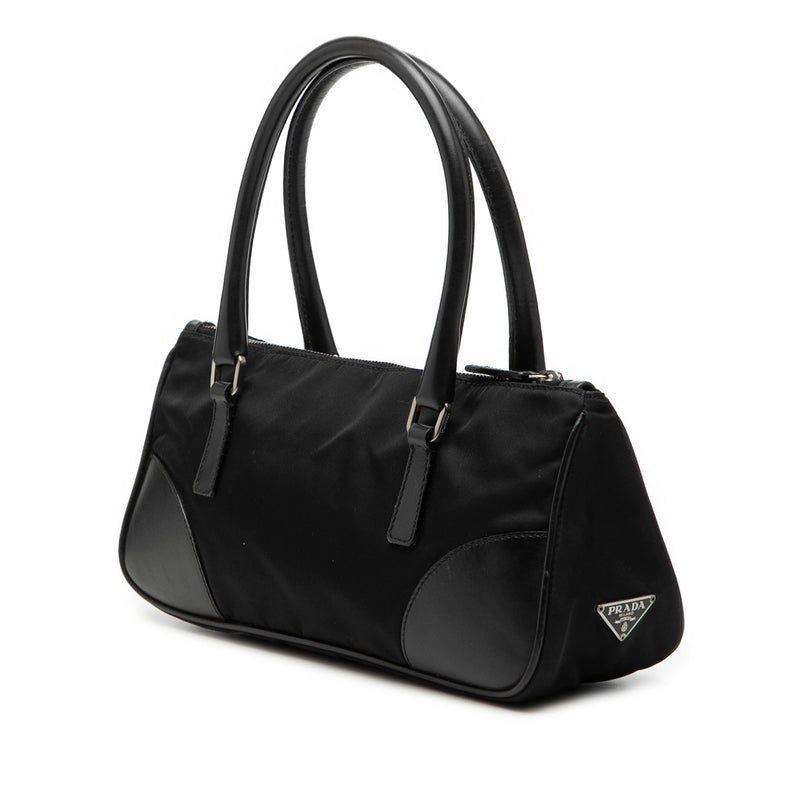 Vitello Trimmed Tessuto Handbag - Image 2