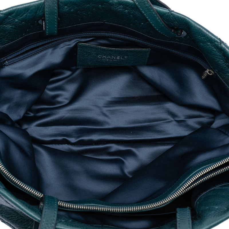Large Glazed Calfskin On The Road Tote - Image 4