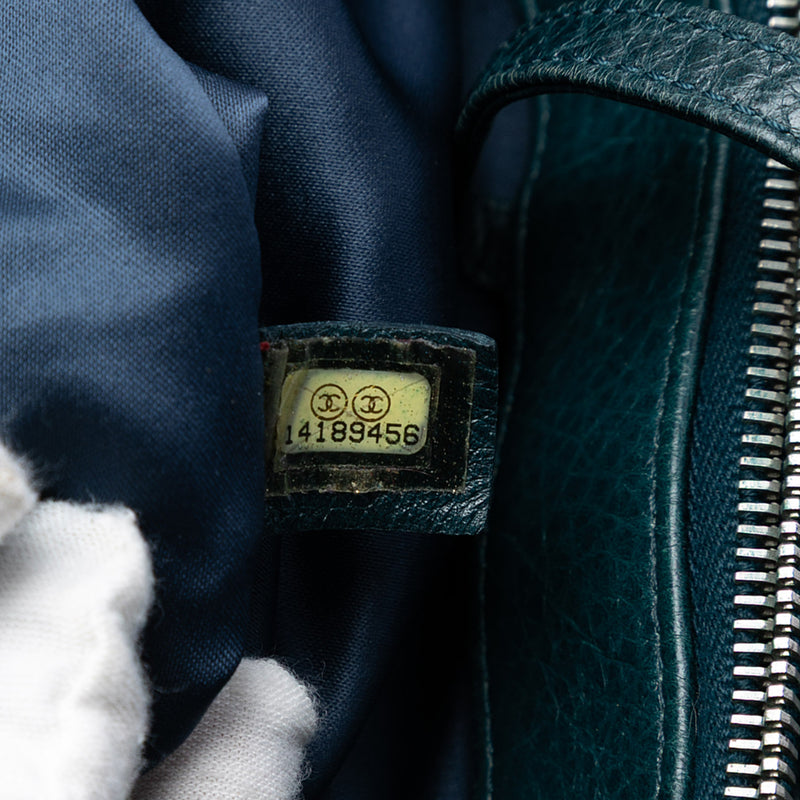 Large Glazed Calfskin On The Road Tote - Image 6