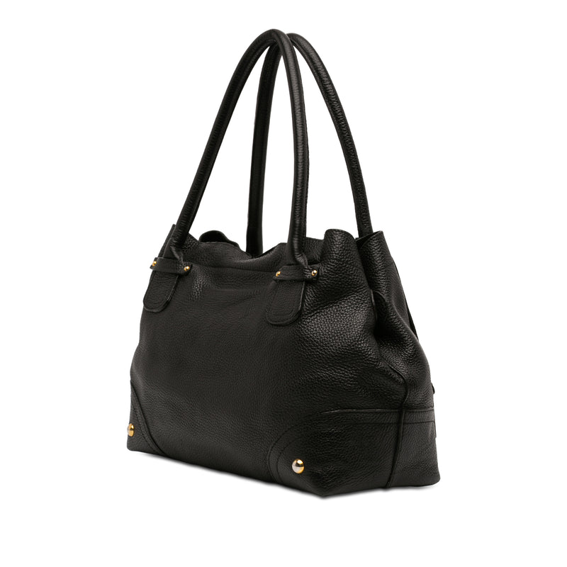 Pebbled Leather D Ring Tote - Image 2