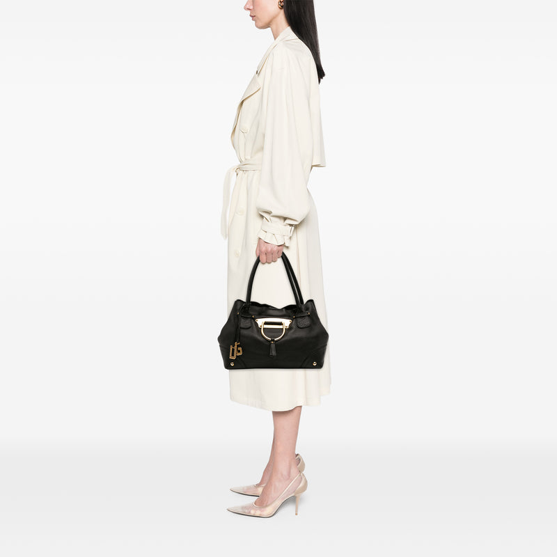 Pebbled Leather D Ring Tote - Image 6