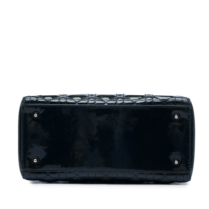 Medium Patent Cannage Lady Dior - Image 3