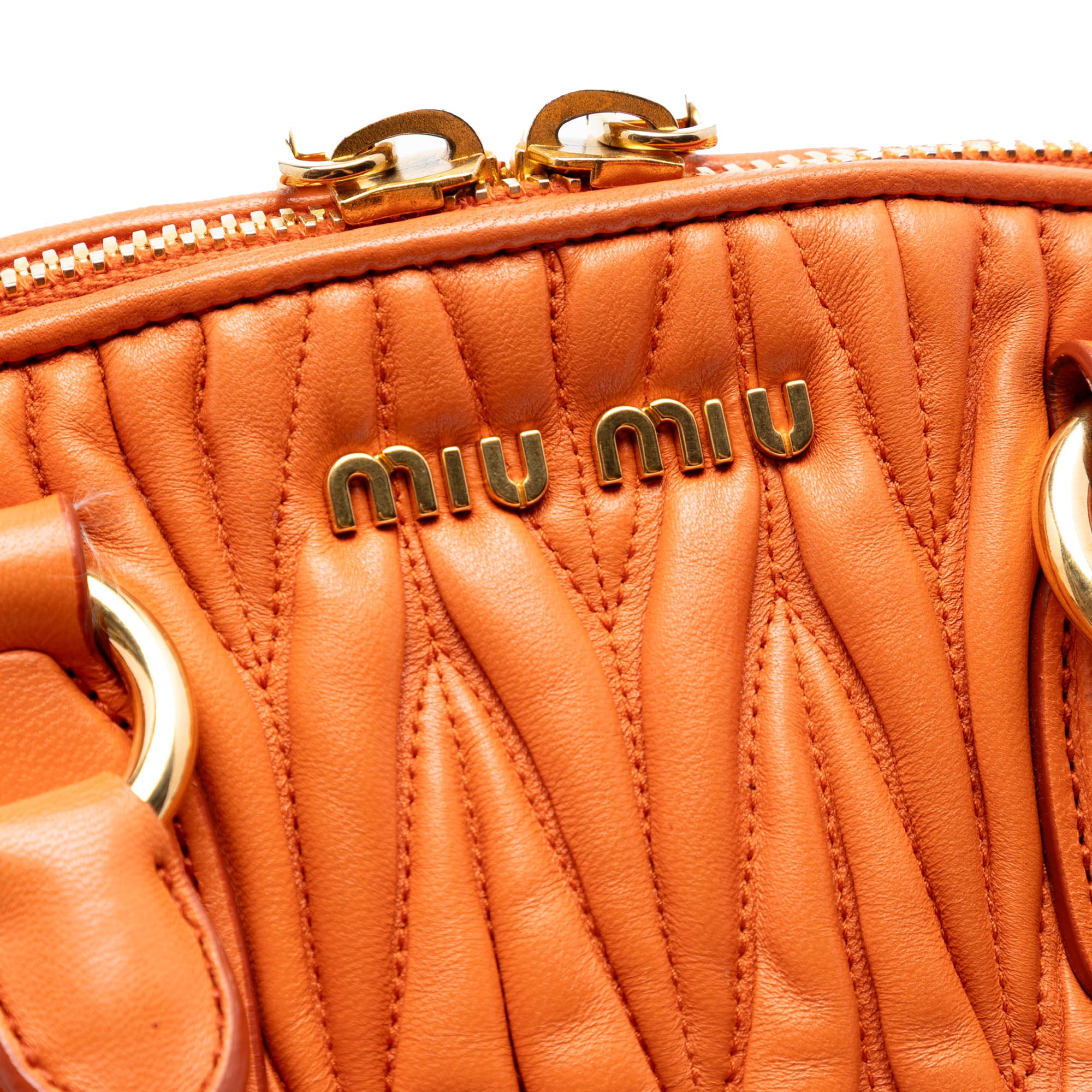 Matelasse Nappa Dome Satchel - Image 5
