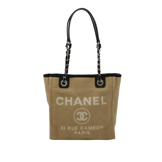 Mini Canvas Deauville Tote - Image 1