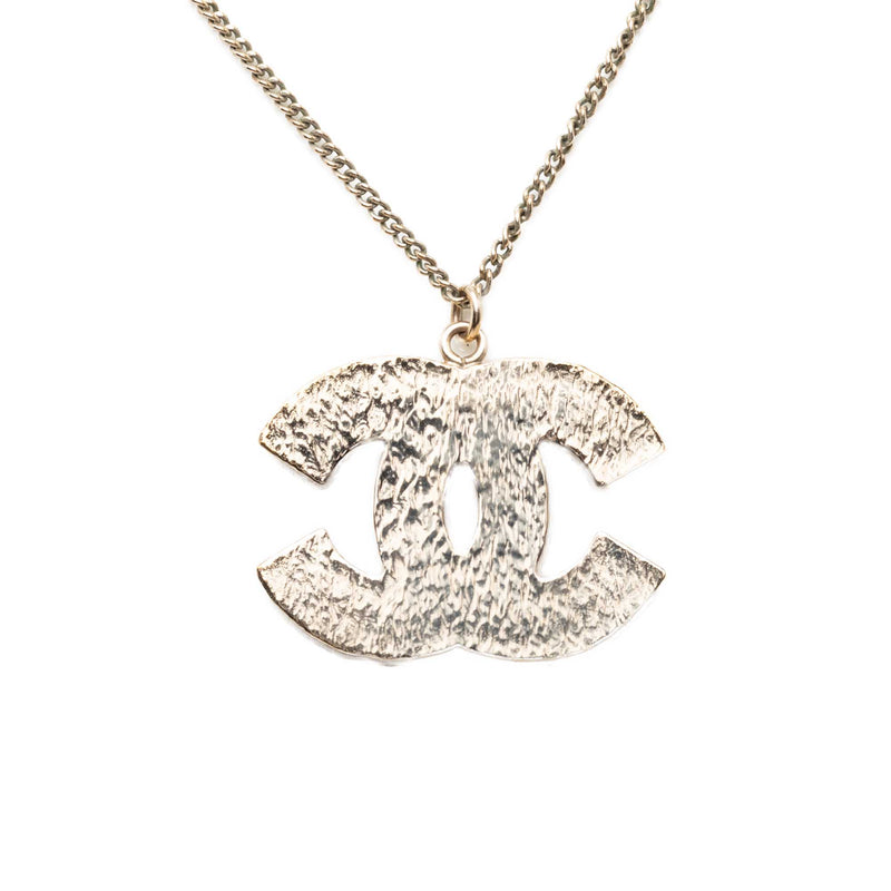 CC Gold Plated Resin Pendant Necklace - Image 2