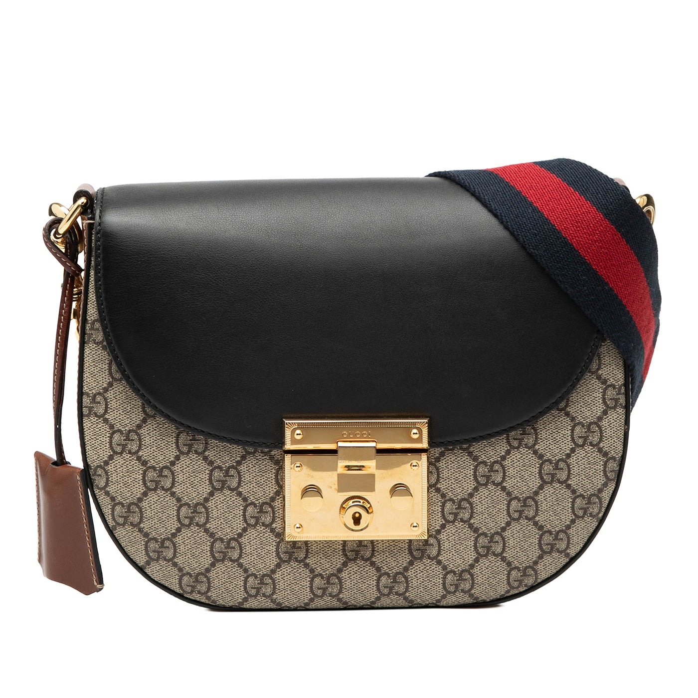 GG Supreme Web Padlock Crossbody - Image 1