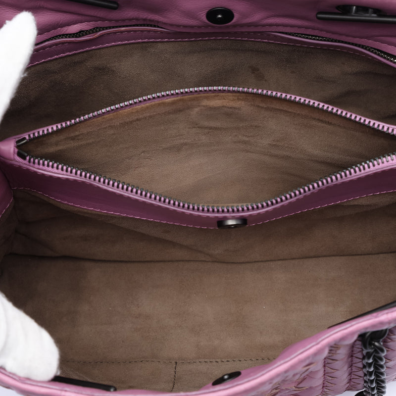 Medium Nappa Intrecciato Boutis Double Chain Tote - Image 4