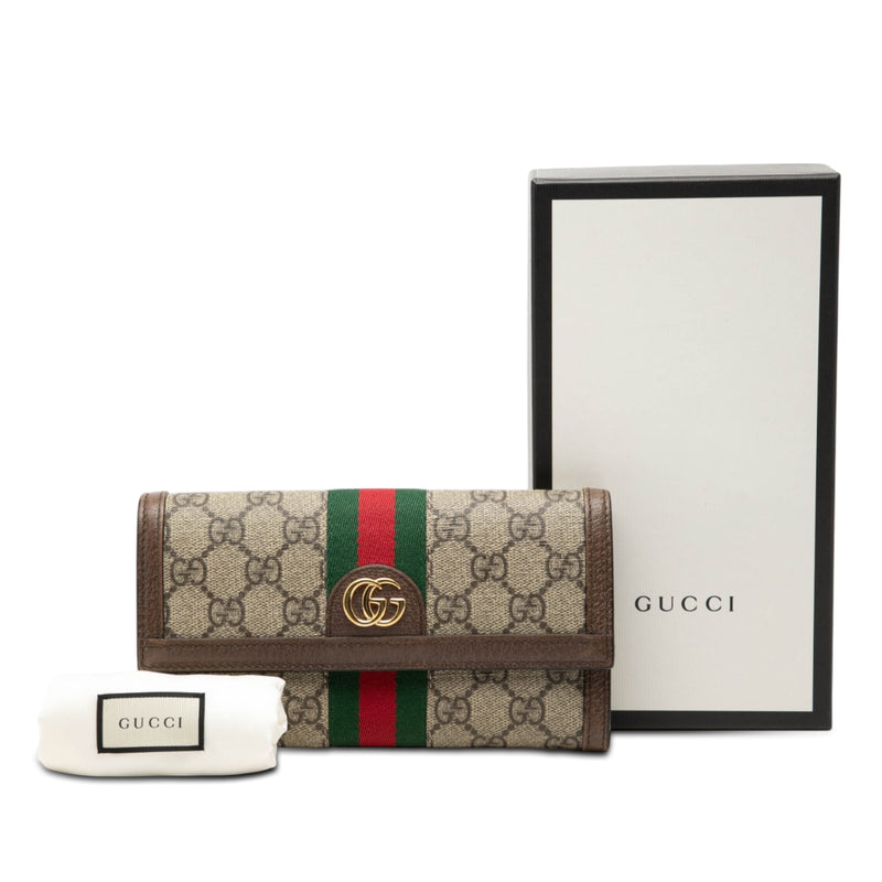 GG Supreme Web Ophidia Continental Wallet - Image 8