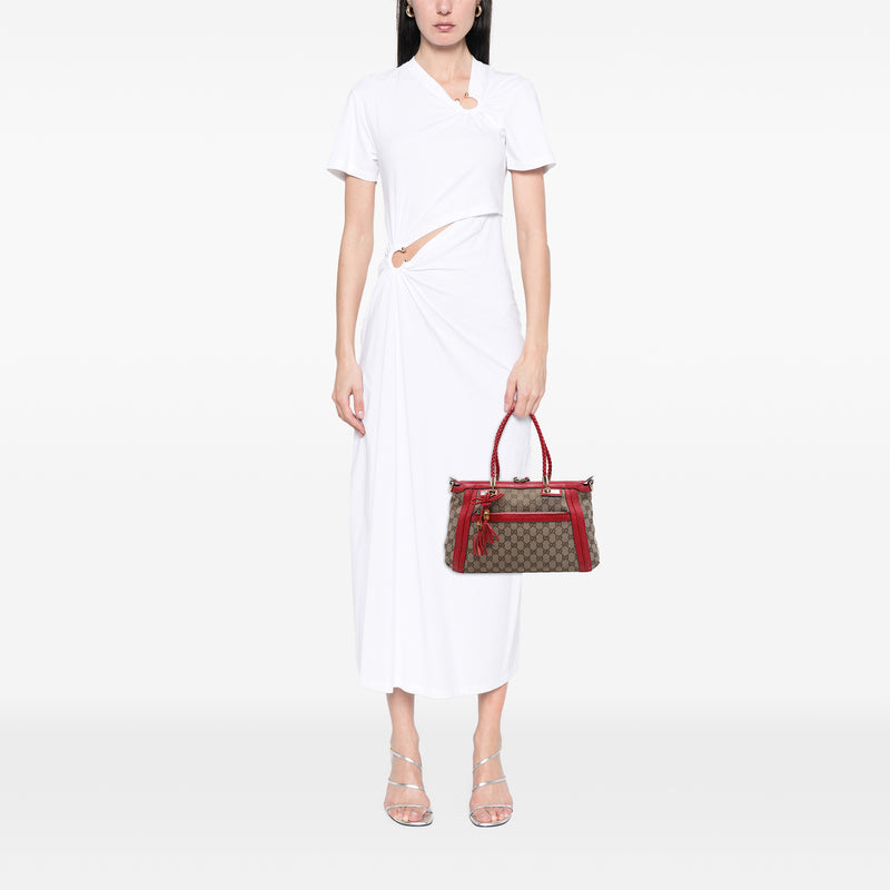 GG Canvas Bella Satchel - Image 7