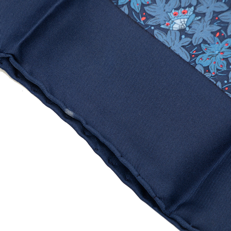 Flower and Butterfly Silk Scarf 90 - Image 6