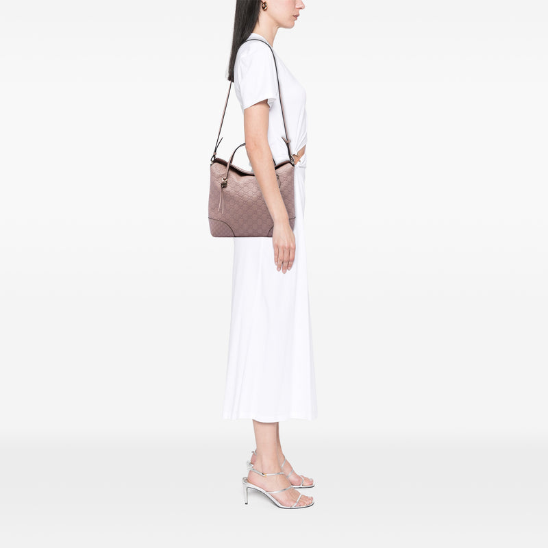 Medium Guccissima Bree Fold Over Tote - Image 5