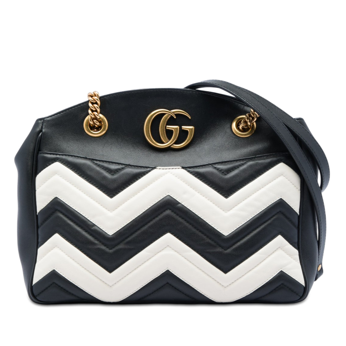 Medium GG Marmont Matelasse Leather Chain Shoulder Bag - Image 1