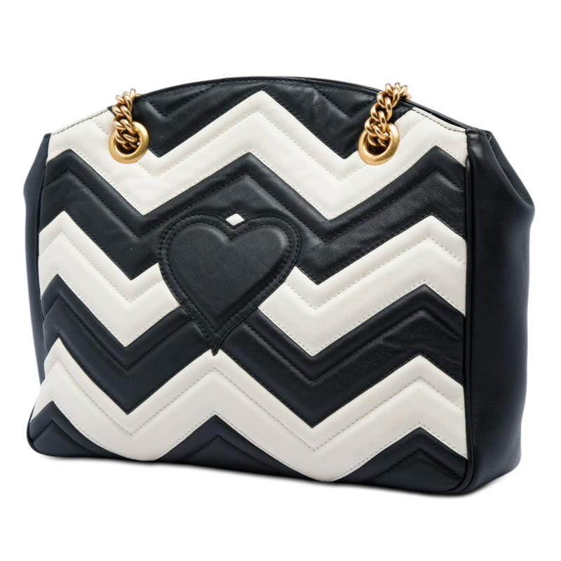 Medium GG Marmont Matelasse Leather Chain Shoulder Bag - Image 2