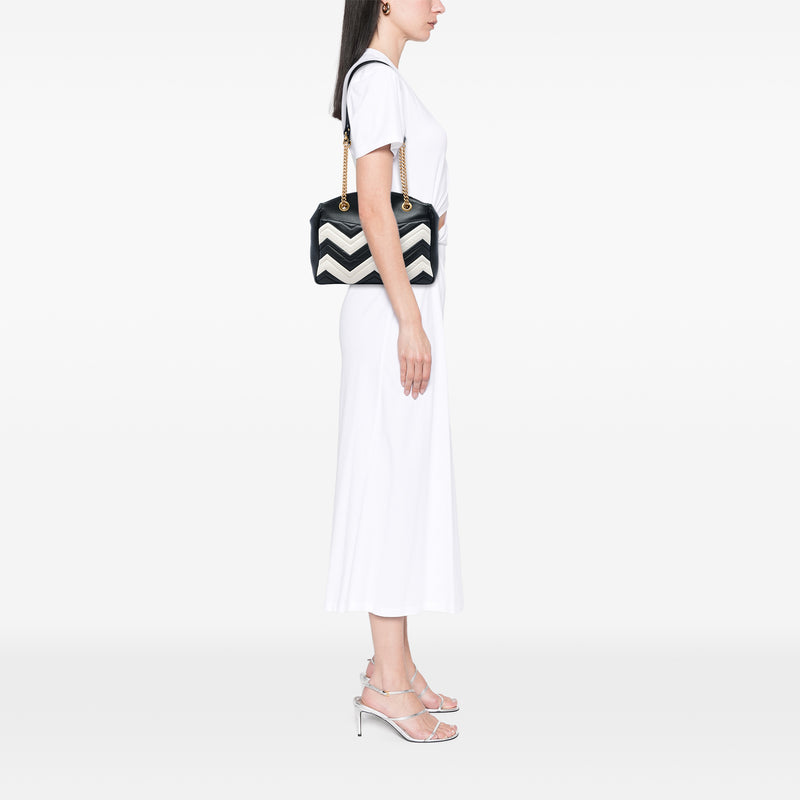 Medium GG Marmont Matelasse Leather Chain Shoulder Bag - Image 5